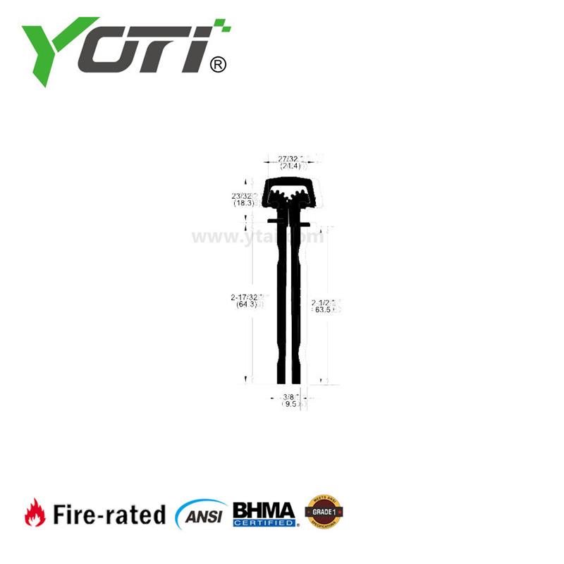 YHG016 Concealed Leaf Aluminum BHMA Hinges Ligature Resistant