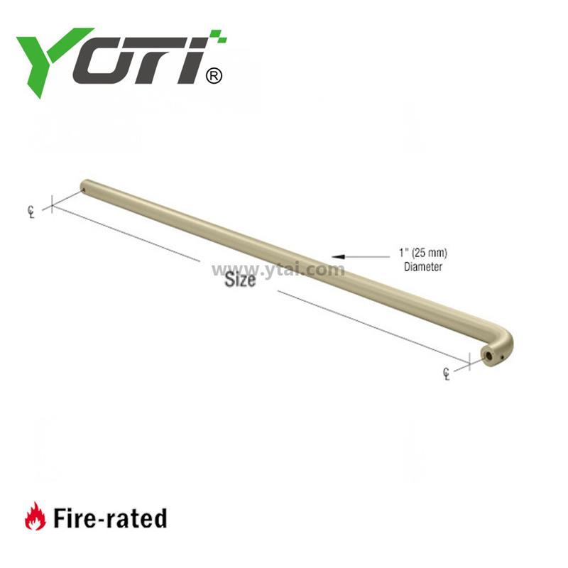 PB034 Single Bend Push Bars for Hotel Door & Window Handles or Sets