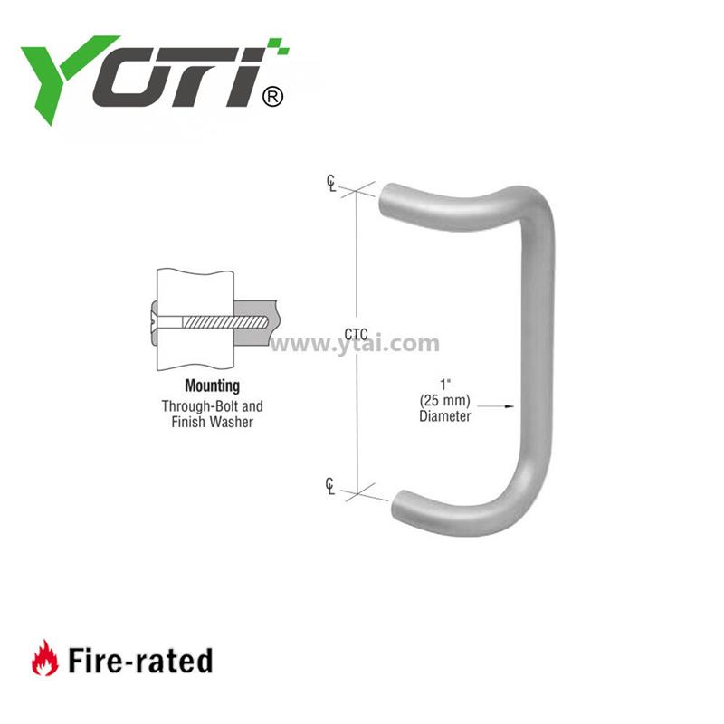 PH174 Aluminum Solid Offset Pull Handles