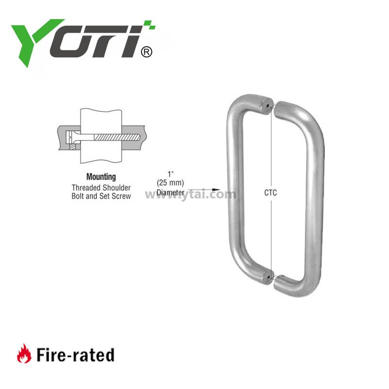 PH2165 Straight Pull Handles Back-To-Back