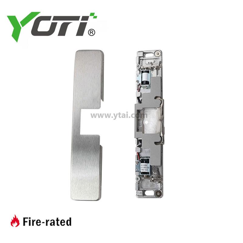 ES010 Stainless Steel Surface Mounted Electric Strike Works with Rim Exit Devices up to a 3/4