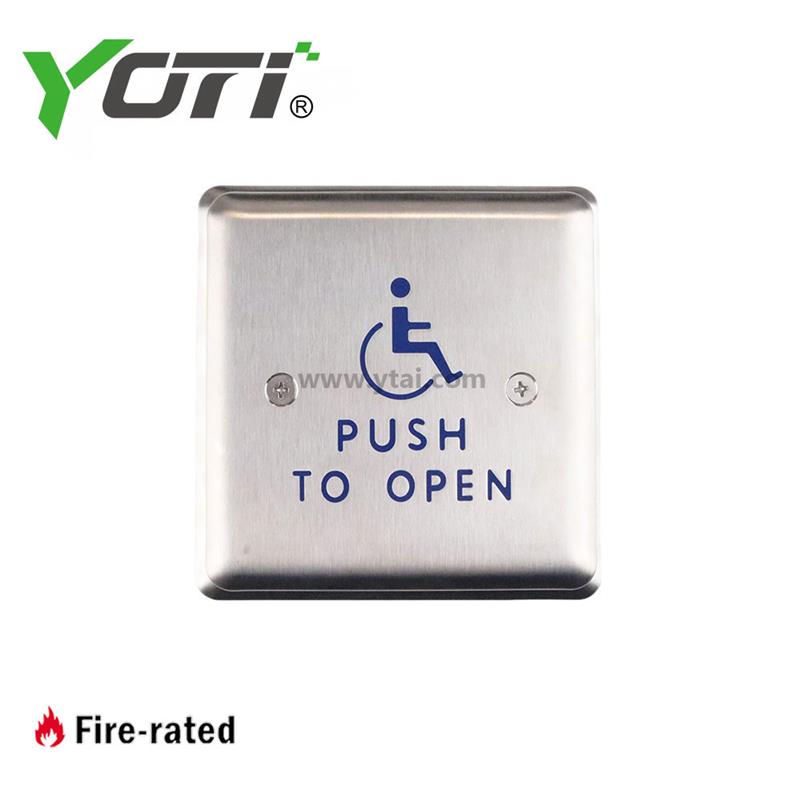 10PBS451 Door Push Plate 4.5 Inch Square Stainless Steel