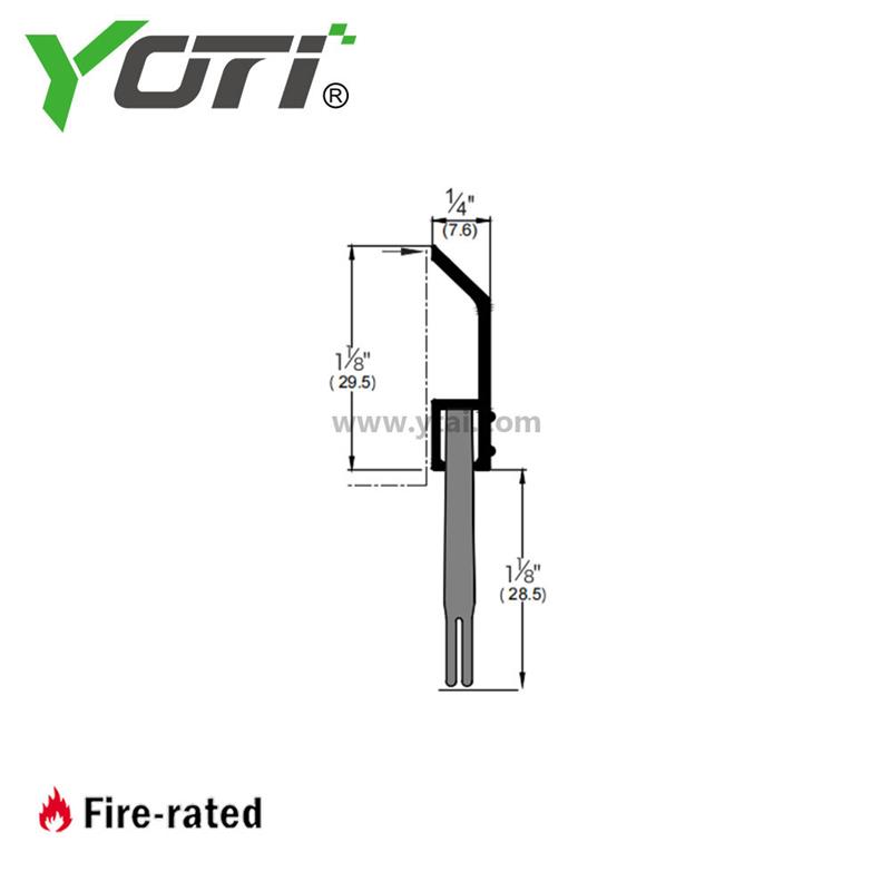 YDB120 Door Bottom Sweep High Durability Aluminum Weather Sealing Strip