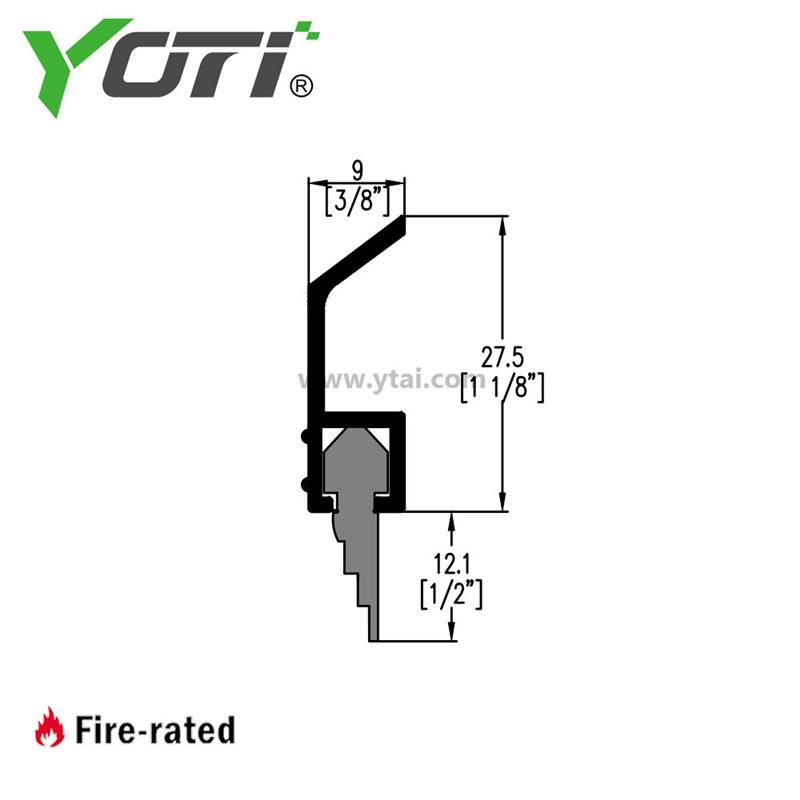 YDB121 Door Bottom Sweep With Aluminum Material
