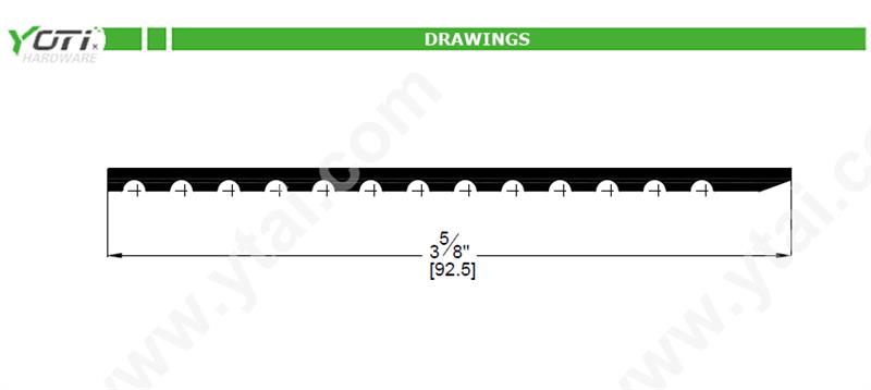 YDT317 Threshold Panic Type Latching Front Door Threshold