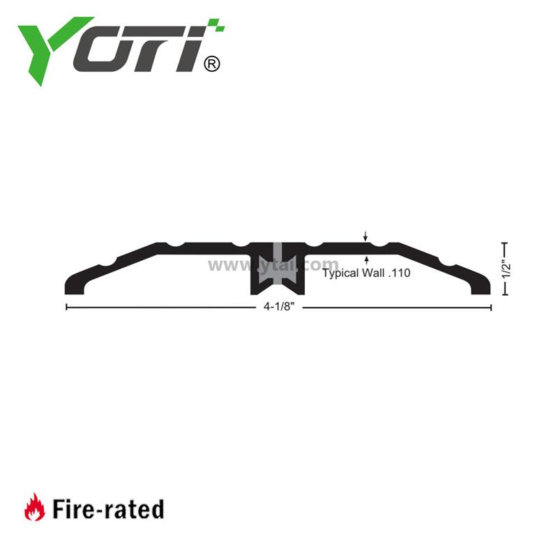 YDT322 Saddle Threshold Durable Fluted Top Aluminum