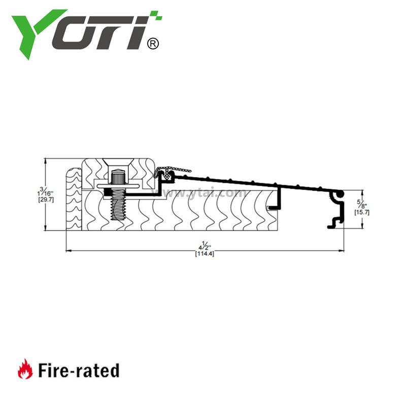 YDT502 Wood Door Thresholds Serie With Aluminum Part