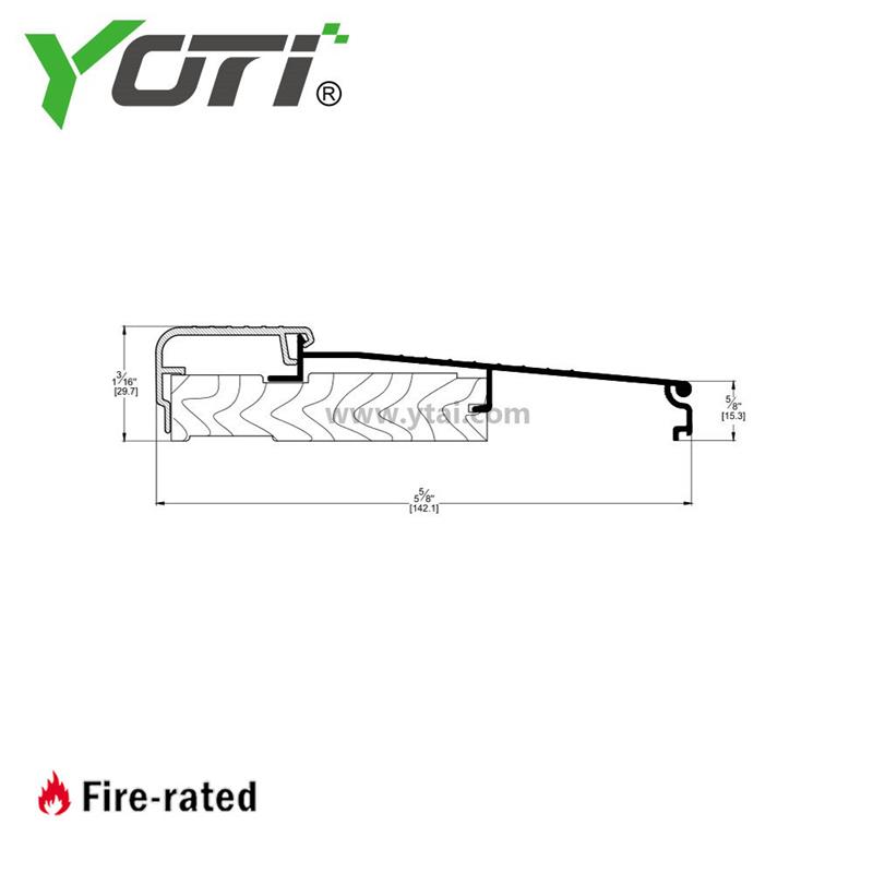 YDT508 Adjustable Thresholds Aluminum/Wood Sills