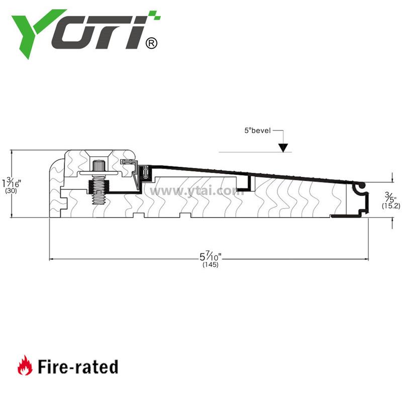 YDT512 Thresholds Adjustable Sills Wood Aluminum