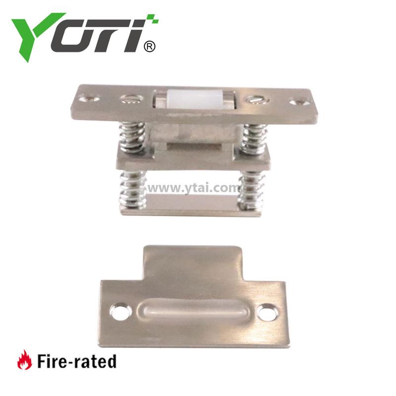 YT266 Brass Satin Nickel Adjustable Door Roller Latch