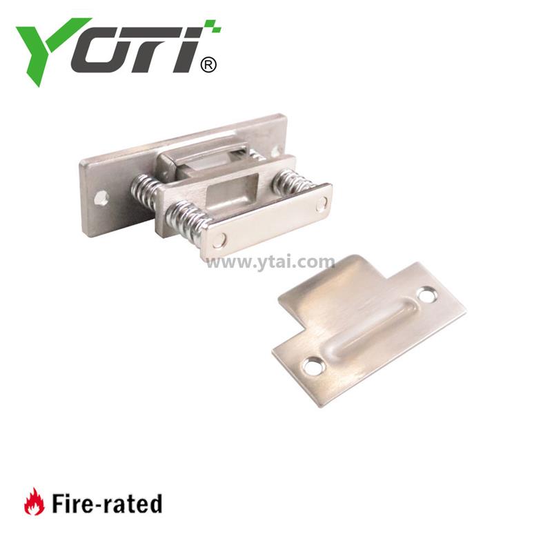 YT266 Brass Satin Nickel Adjustable Door Roller Latch