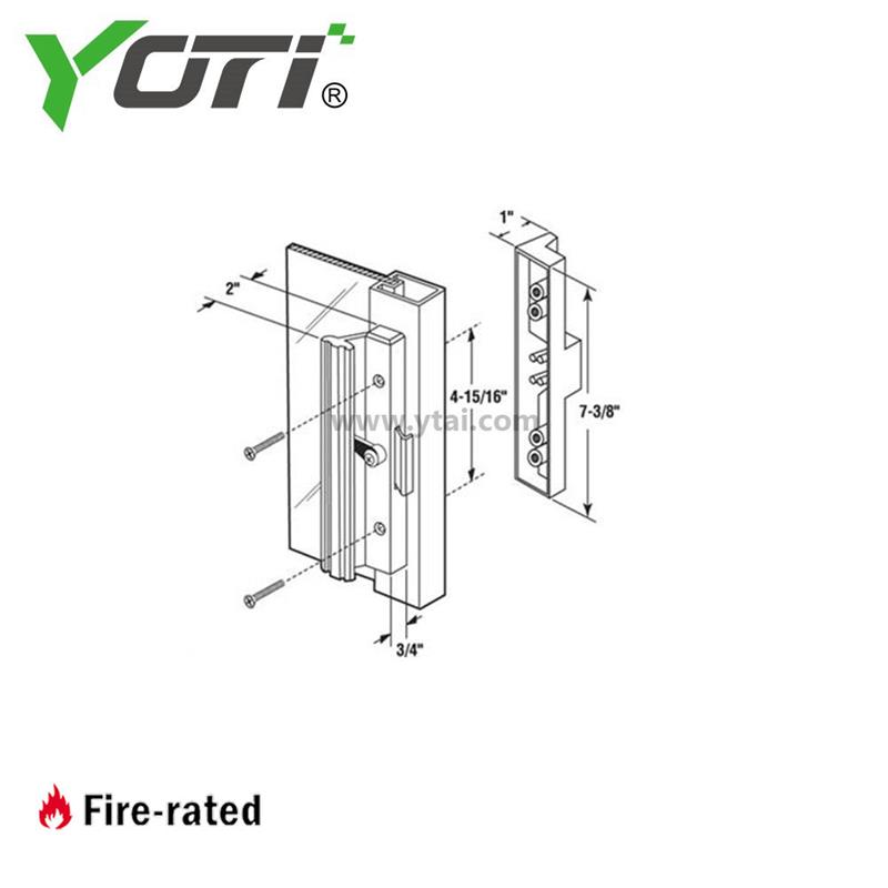 C 1116 Sliding Door Handle With Clamp Latch