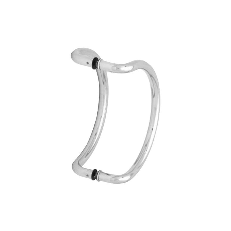YTCC Pull Handle Glass Mounted Curved for Hotel Application
