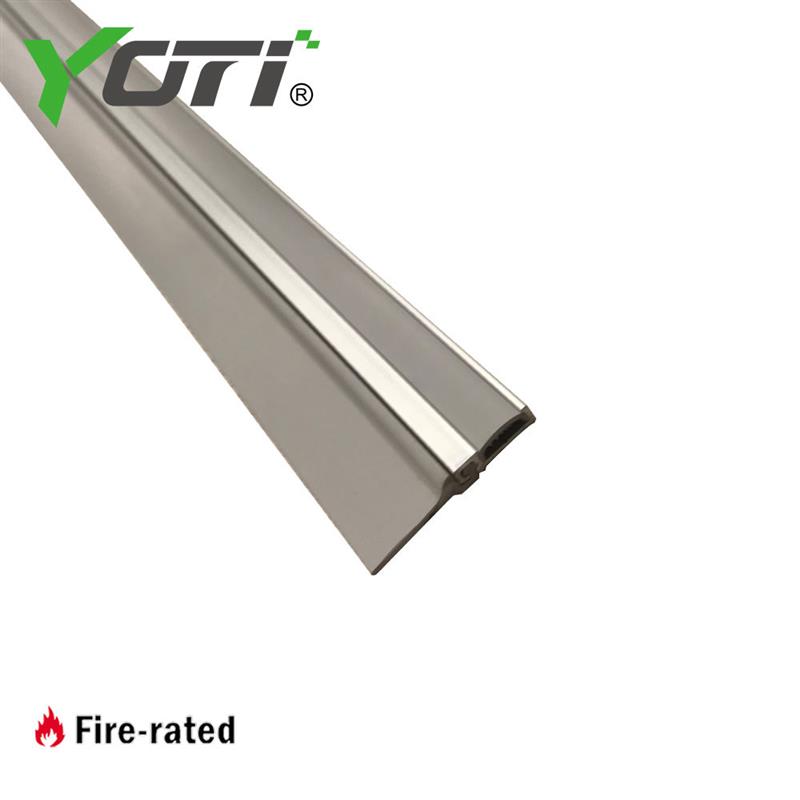 YDB204 Door Sweeps Action Blade Seal Aluminium & Silicone Rubber Fin