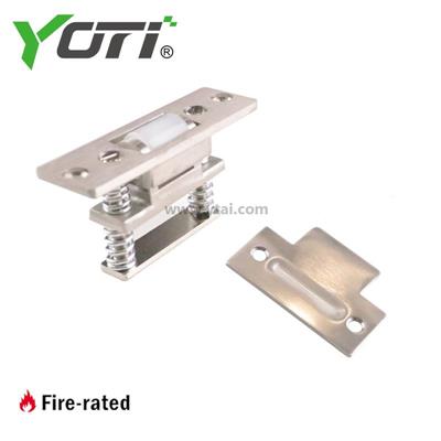 YT266 Brass Satin Nickel Adjustable Door Roller Latch