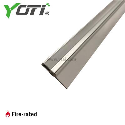 YDB204 Door Sweeps Action Blade Seal Aluminium & Silicone Rubber Fin